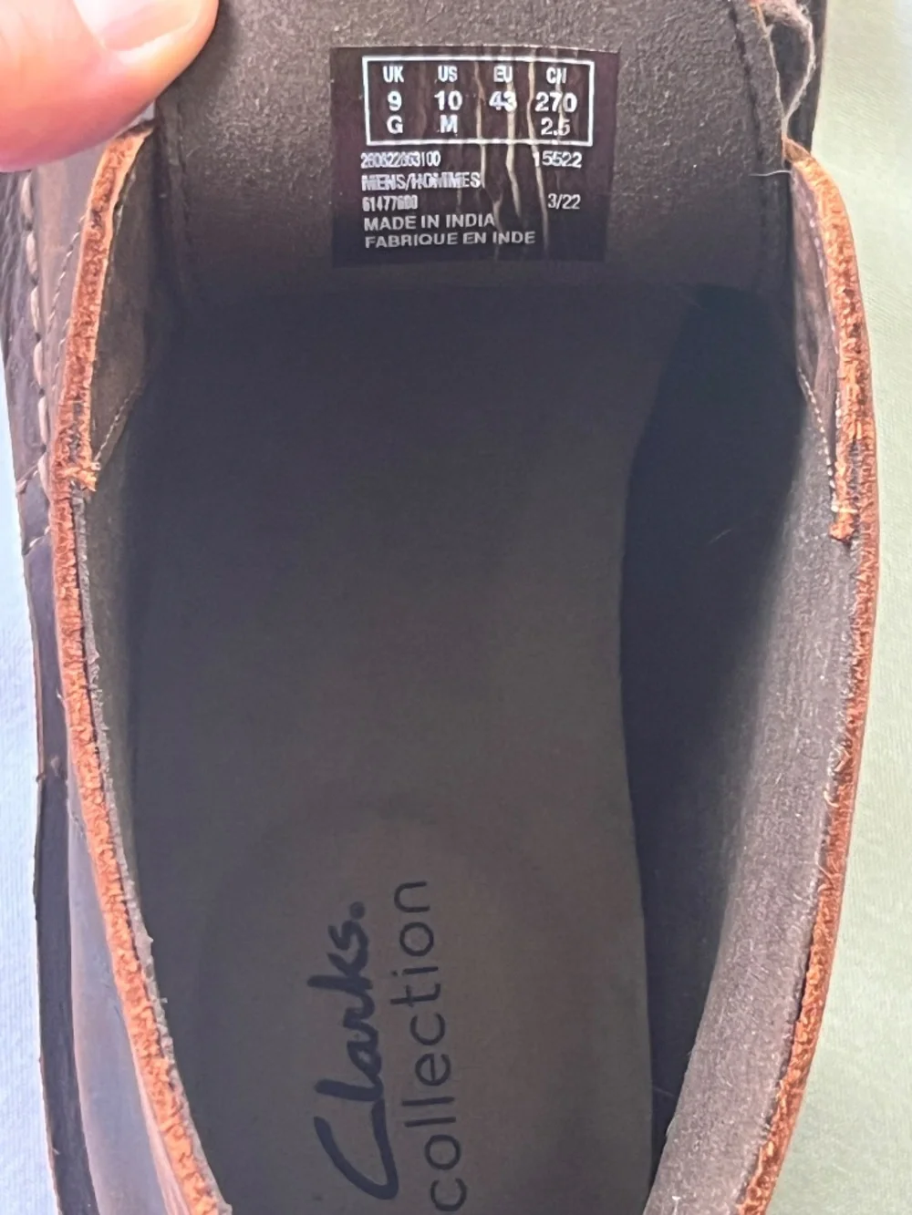 CLARKS Bushacre 2 Chukka Boots, Men's size 10M, like new!